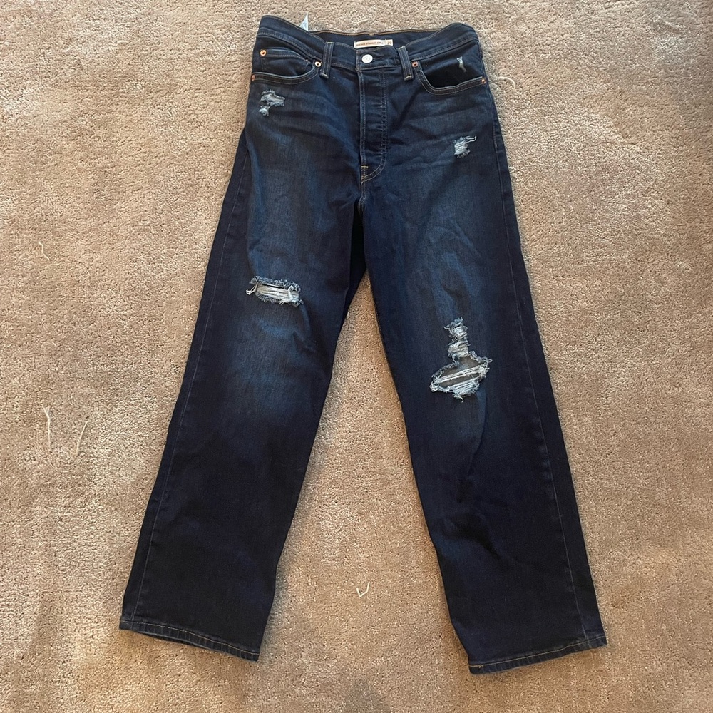 Levi's Women's Ribcage Straight Ankle Jeans - Size 29